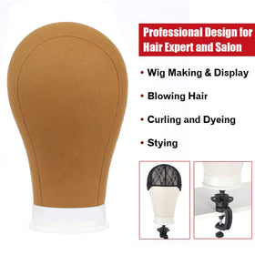 XTREND head stand with base mount for secure wig setups