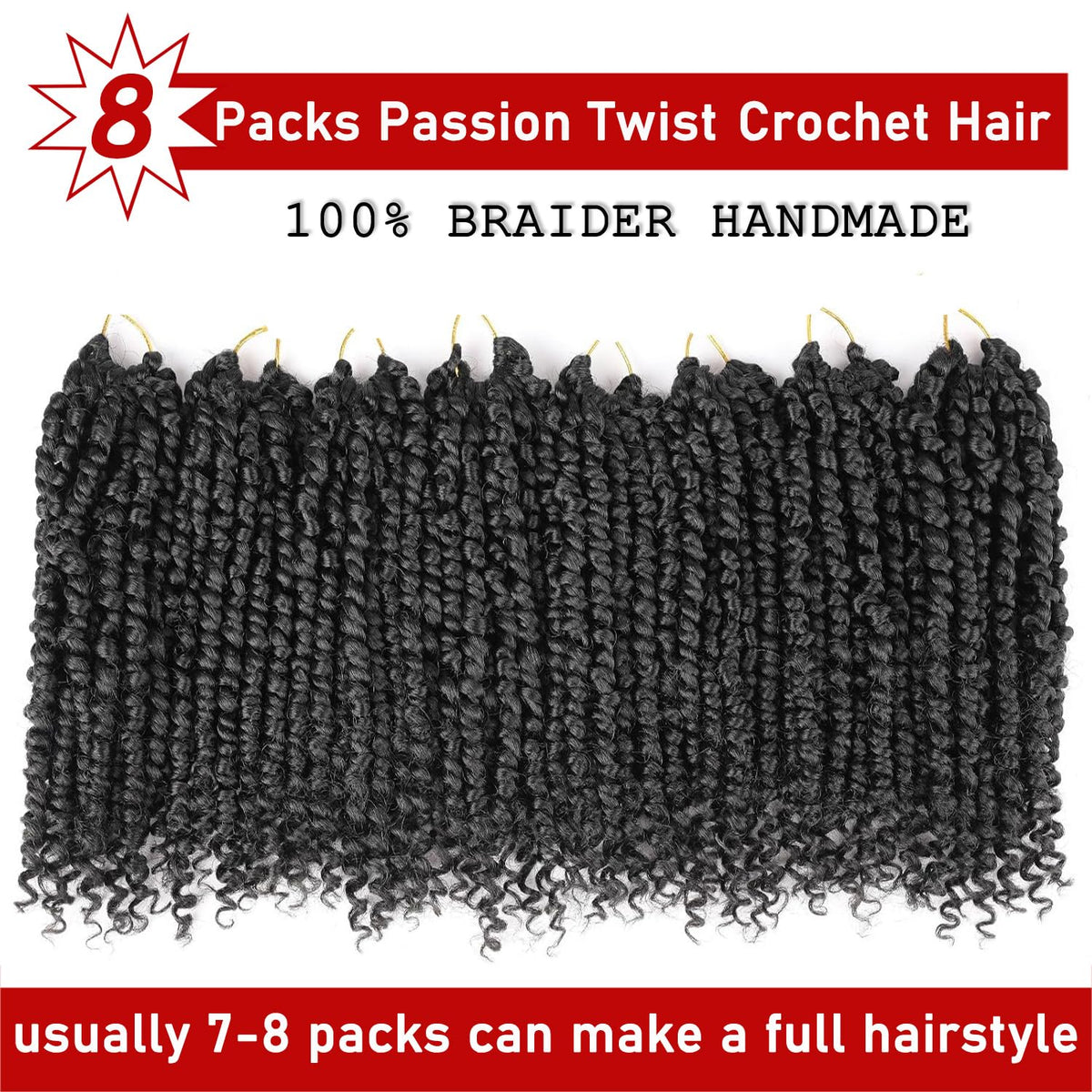 XTREND natural black 1B passion twist for versatile daily wear