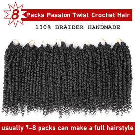 XTREND natural black 1B passion twist for versatile daily wear