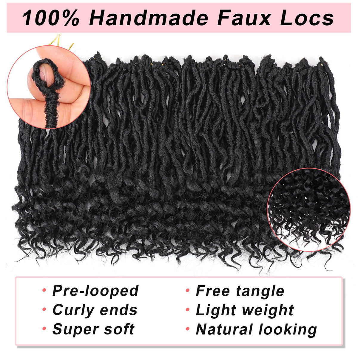 XTREND 14 inch crochet hair with durable texture for events and daily wear.