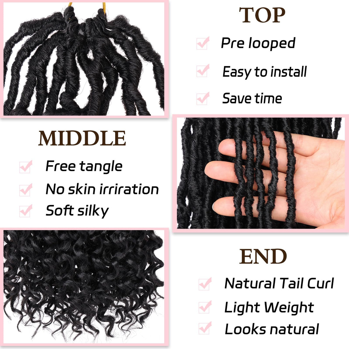 XTREND soft, durable locs ideal for parties, festivals, and daily wear.