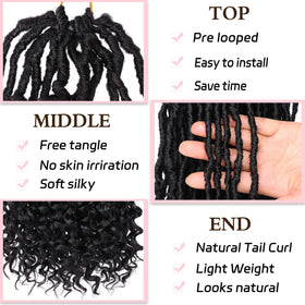 XTREND soft, durable locs ideal for parties, festivals, and daily wear.