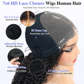 XUANCAILE 100% human-hair wig close-up demonstrates soft, durable styling potential.