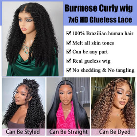 XUANCAILE natural-color-wig for black women allows seamless skin-tone blending.