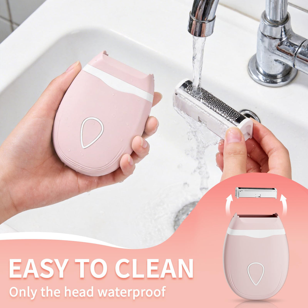 Xubioooo Upgrade Facial Hair Remover dual-action shaving system for smooth results