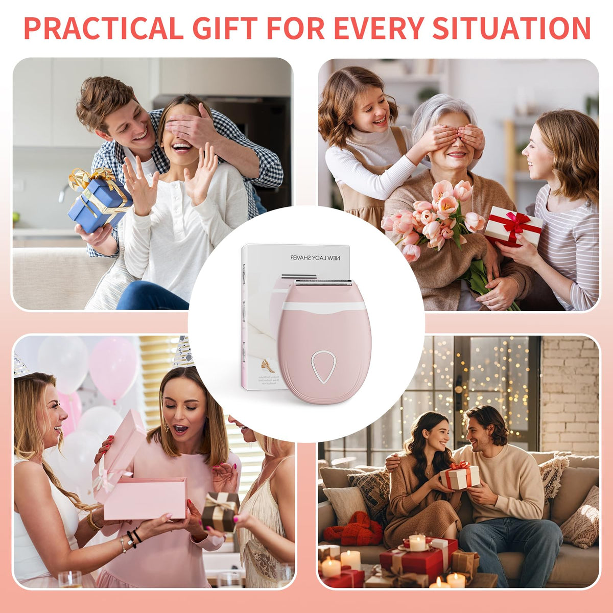 Xubioooo Upgrade Facial Hair Remover gift-ready packaging for gifting