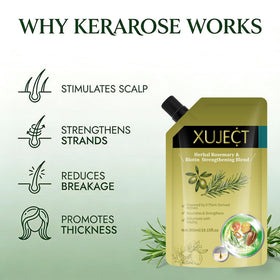 XUJECT rosemary shampoo lather close-up highlights rich foam and cleansing action.