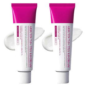 Xungess Arbutin 7% + TXA 4% dark spot cream bottle highlights potent actives for even skin tone.
