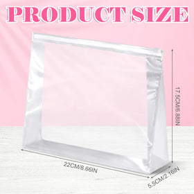 Xuniea 100-pack clear cosmetic bags bulk option for salons or gifts