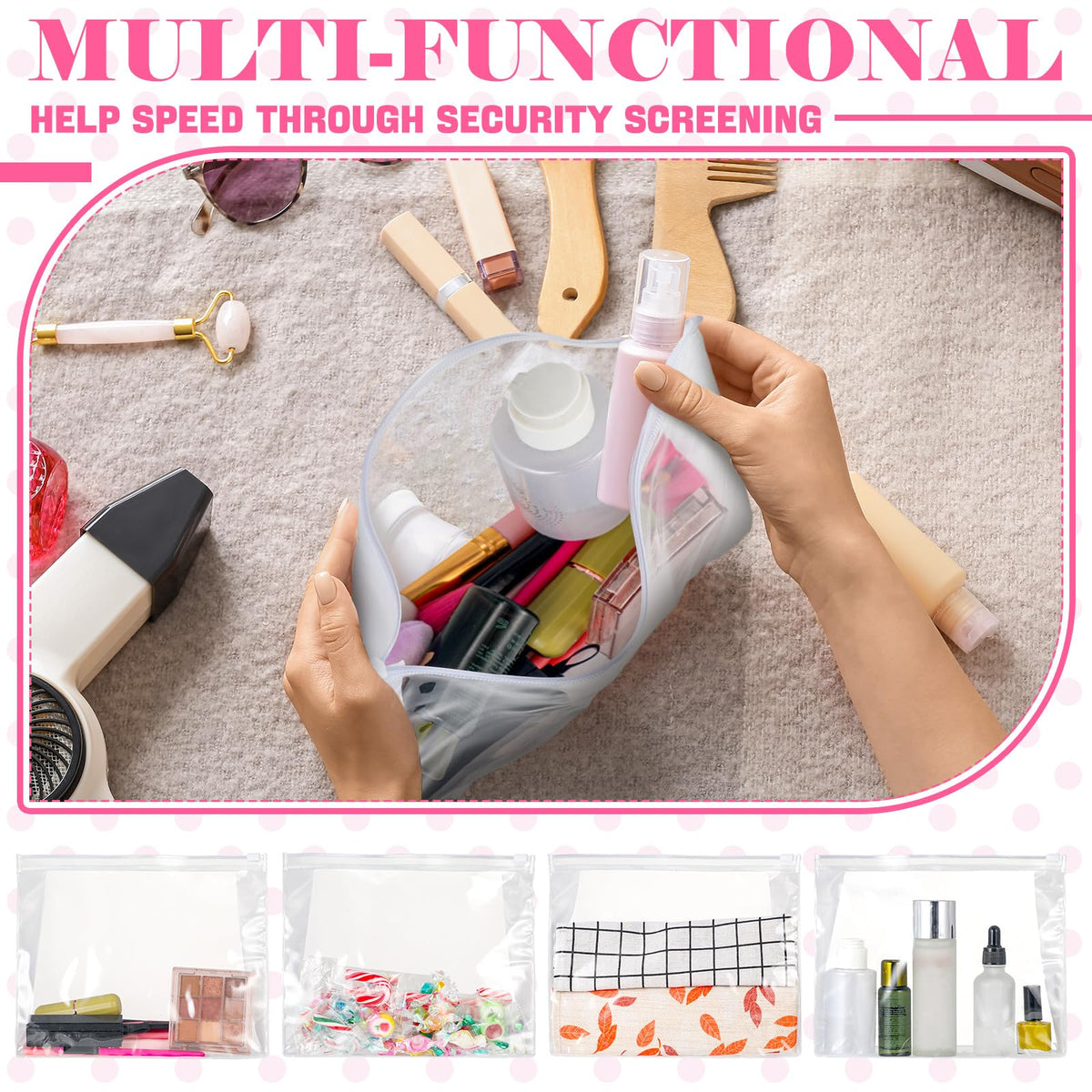 Xuniea PVC clear material highlighting durability and water resistance