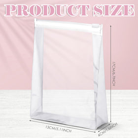 Xuniea waterproof PVC zipper bag ideal for toiletries on the road