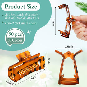 XunYee 4-1-inch large rectangle clips provide versatile grip.