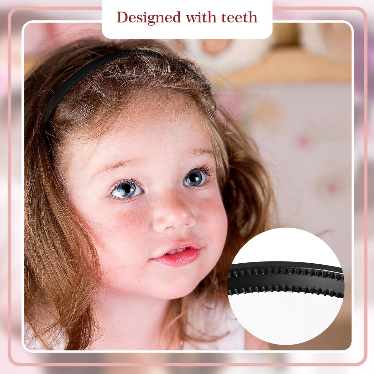 XunYee 10 mm wide headbands for all-day comfortable fit.