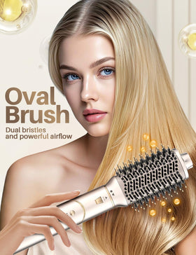 XVCAS round brush creates body with controlled heat.