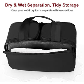 XWFB bag black wet pocket keeps damp items separate
