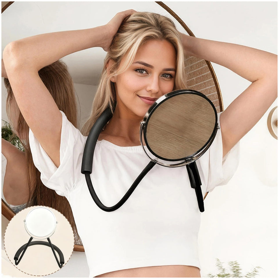 XWZMR double-sided mirror back view for hands-free grooming