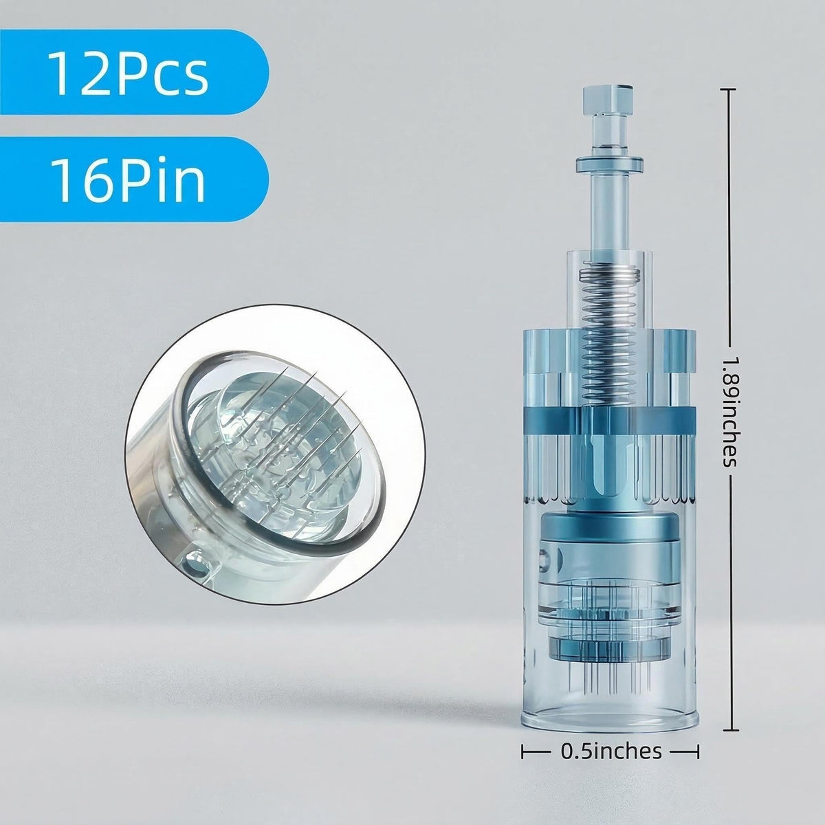 XYLDRAK microneedling cartridge 0.25mm 16-pin for M7S, easy to swap