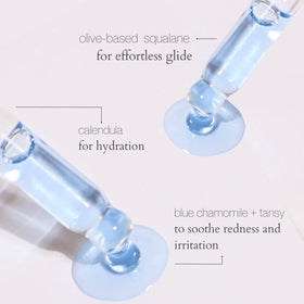 XYZ Skin Blue chamomile ingredients emphasize calming, gentle support for sensitive skin