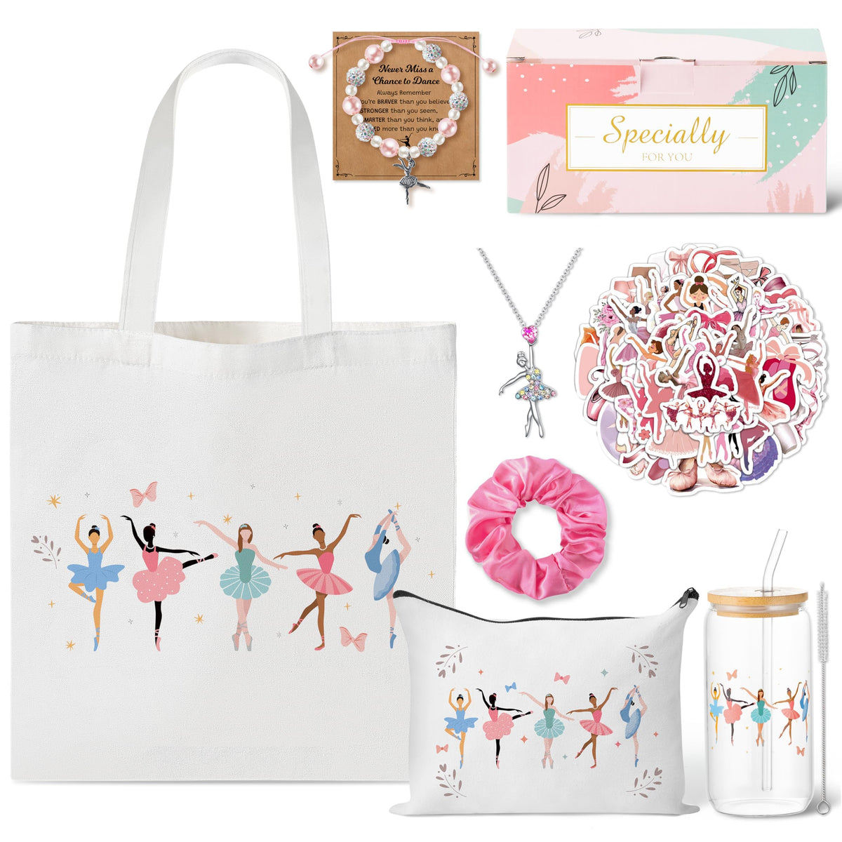 Y1tvei Ballerina Gift Set gift box for teachers and dancers