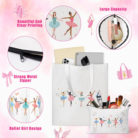 Y1tvei Ballerina Gift Set jewelry with pearl rhinestones for performances