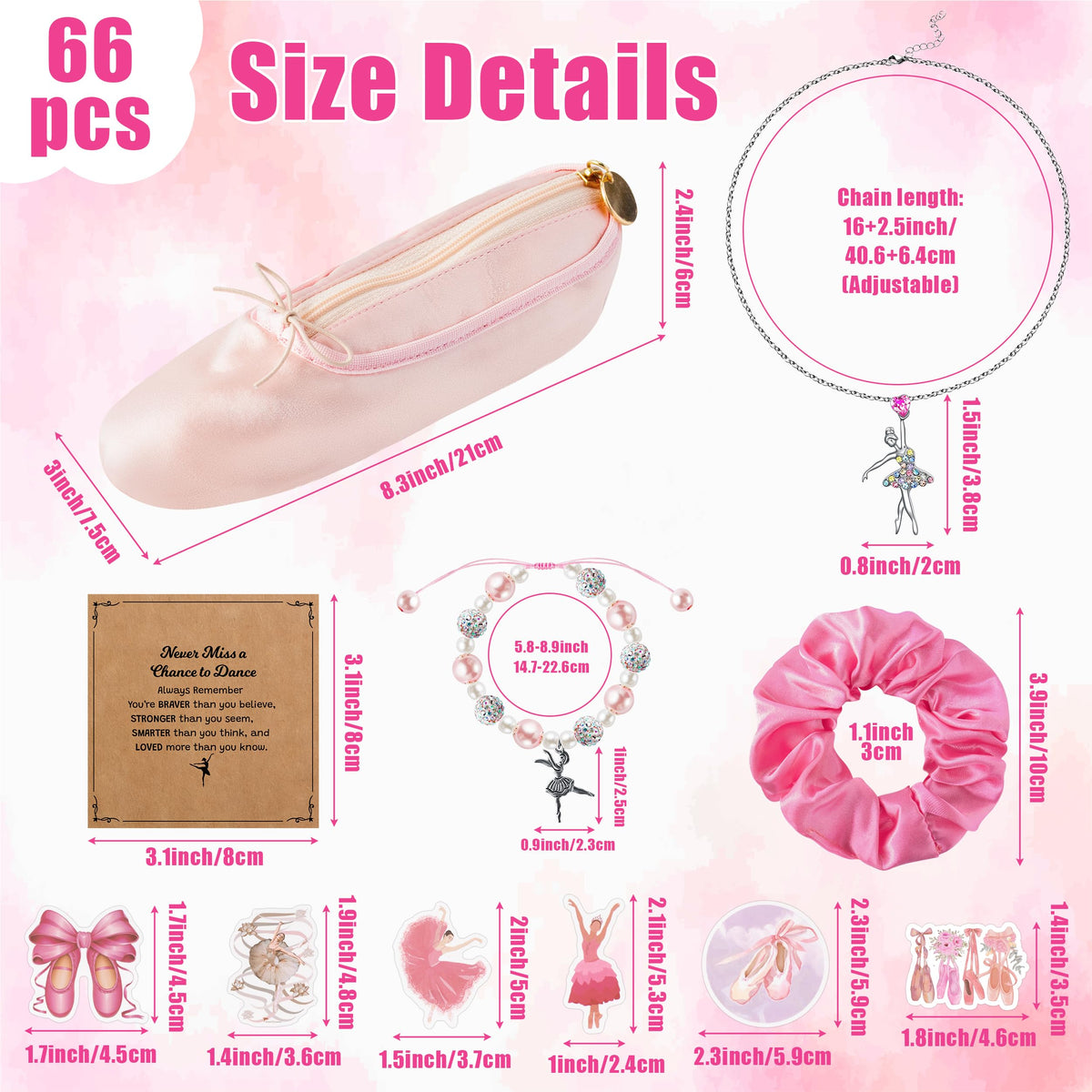 Y1tvei ballet shoe stickers pack to decorate notebooks and gifts