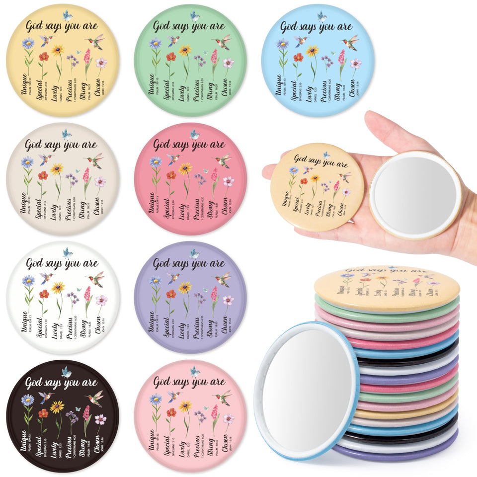 Y1tvei Bible Verse Mirrors 36-piece set for gifting and daily inspiration.