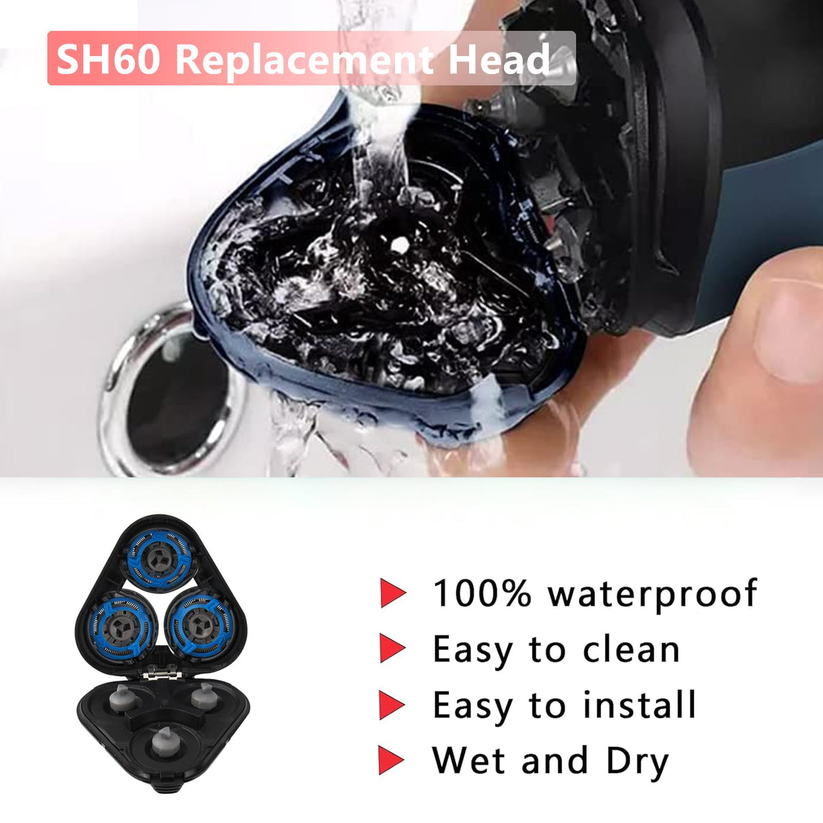Ya-sport blades compatible with multiple 6000 models ensure versatile replacement.