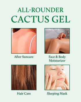 Body use with YADAH Cactus Soothing Gel for light moisturization