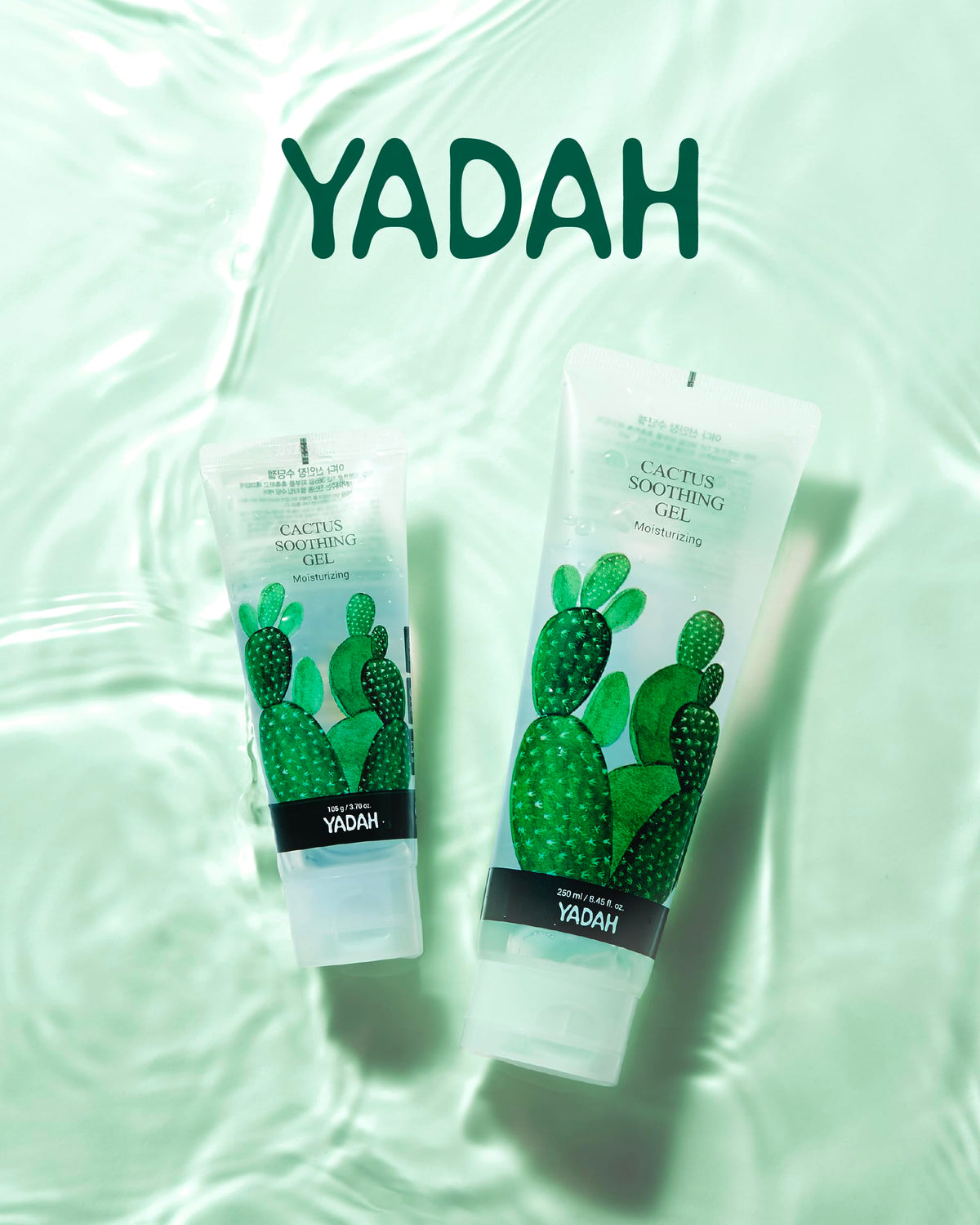 Hair care use with YADAH Cactus Soothing Gel on ends