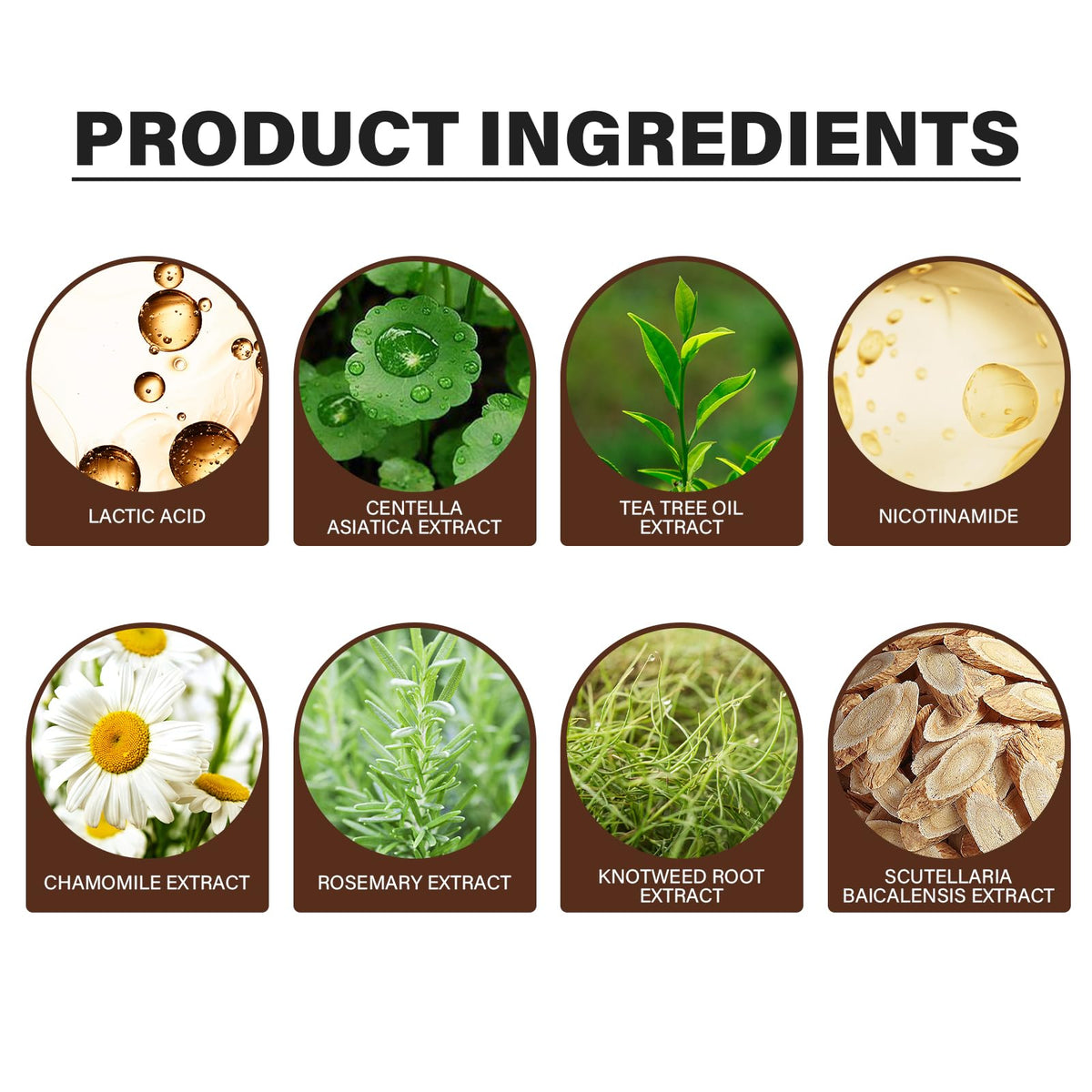 YAFUSIPE centella asiatica extract closeup suggests soothing skin support.