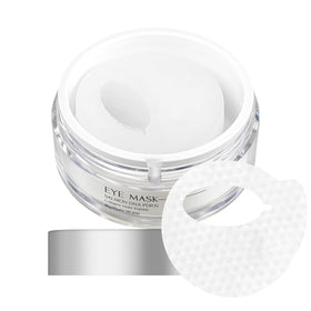 YAFUSIPE Salmon DNA PDRN eye patches wrapped around the eye for lifted, refreshed eyes.