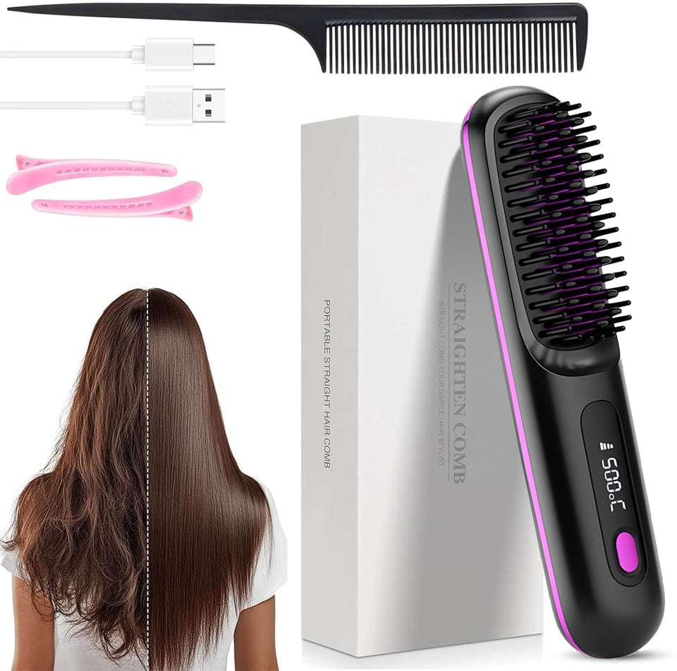 YAGUAN Go Brush Pro 2026 cordless design enables easy on-the-go styling.