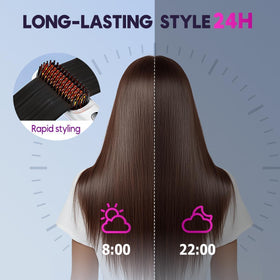 YAGUAN Go Brush Pro 2026 300M negative ions minimize frizz and boost shine.