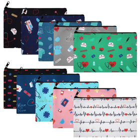 Yahenda nurse-pattern makeup bags collection for organized daily use
