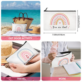 Yahenda travel-friendly cosmetic organizer keeps items neatly in totes