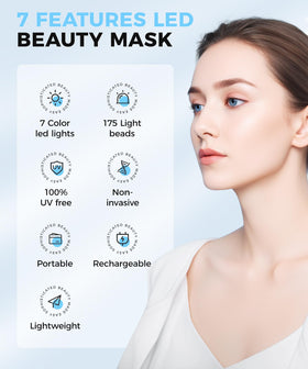 Yahi red light mask face 850nm panel for deep near-infrared treatment.