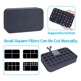 YAHOURWAT memory foam insert stabilizes bottles while you reach for color.
