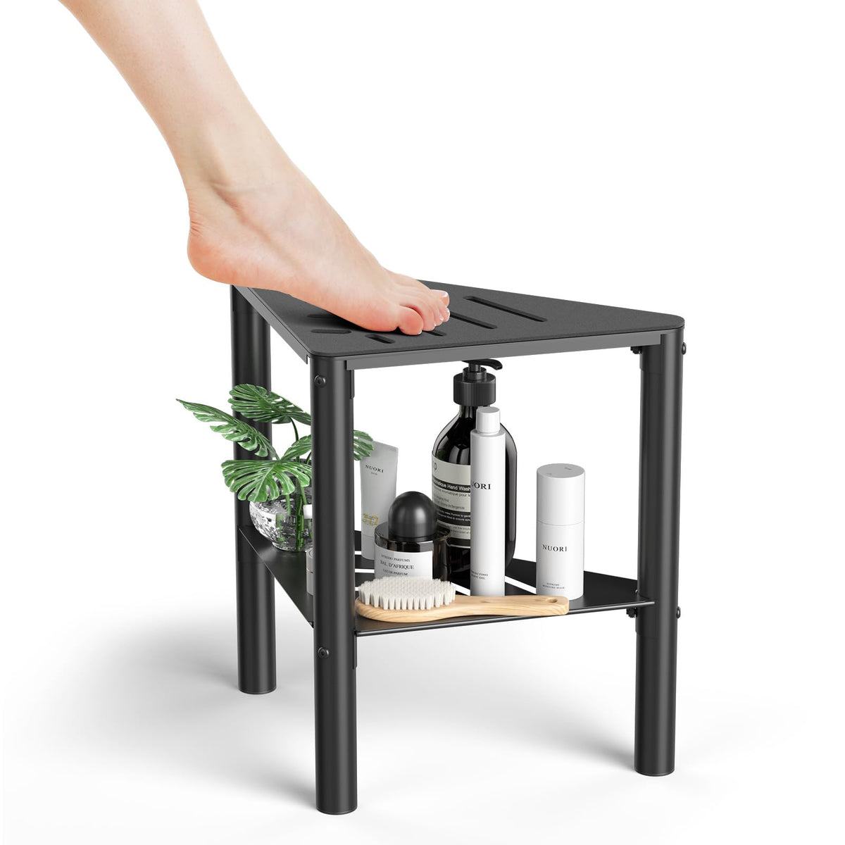 YAJONUE shower-stool-assembly: quick setup for a stable inside-shower perch.