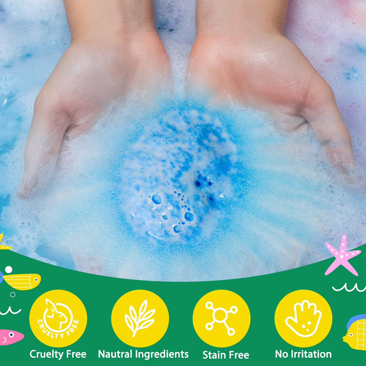 PVC-safe toys inside Yakrzonn bath bombs meet safety standards