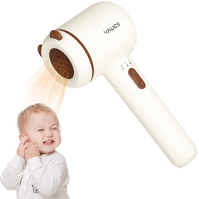 YALICE cordless hair dryer for babies with gentle airflow for calm styling.