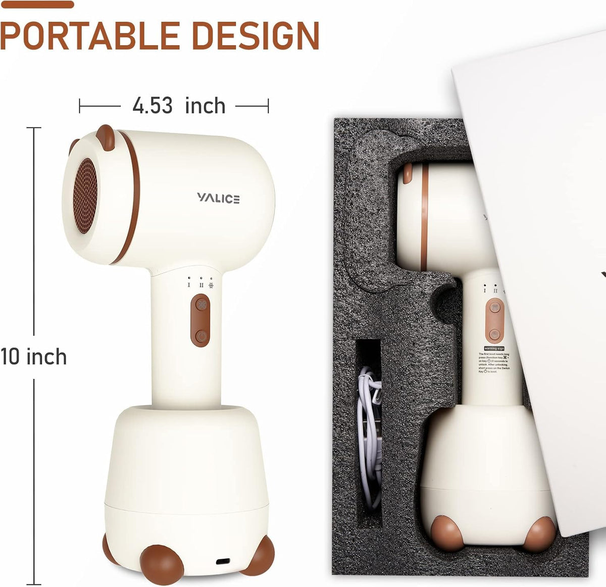 YALICE compact travel dryer ideal for on-the-go families.