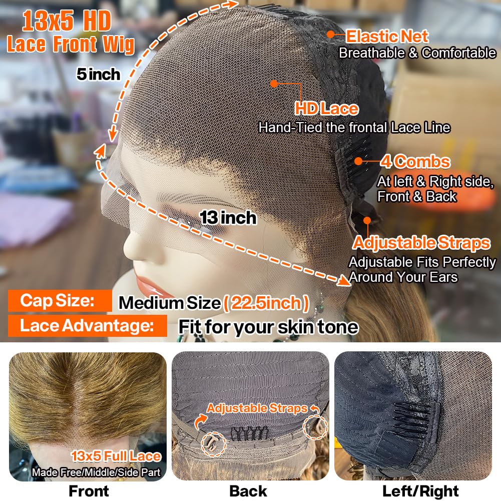 Yamikk baby hair detail on lace front wig for natural hairline