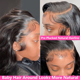 Yamikk 13x5 HD lace front enables versatile parting and seamless knots