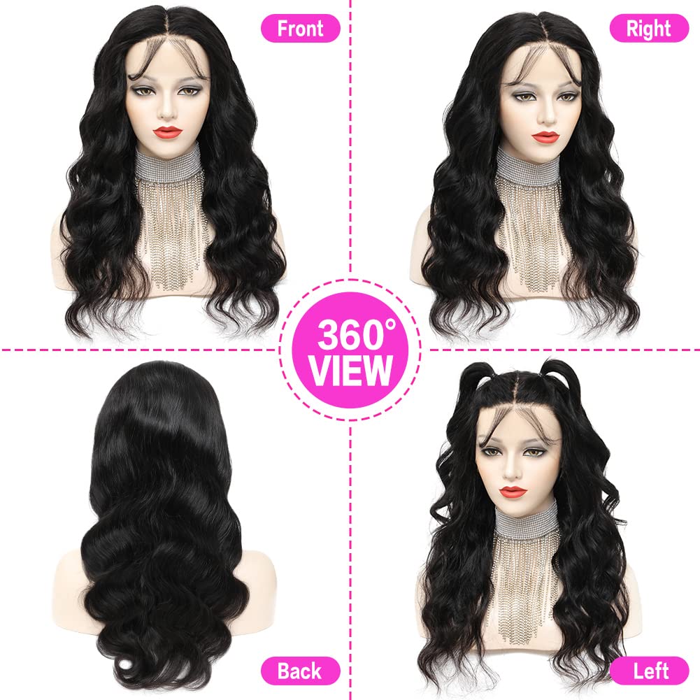 Yamikk pre-plucked wig provides natural shape and easy styling