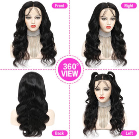 Yamikk dye-ready body wave wig can be dyed or bleached safely