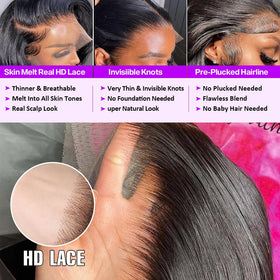 Yamikk pre-plucked hairline wig simplifies styling and realism.