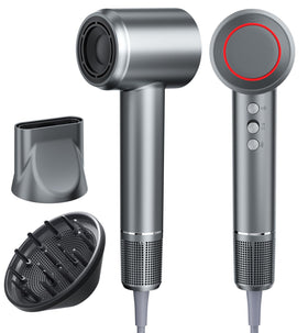 The Yammoya 2026 hair dryer with diffuser attachment for even airflow.