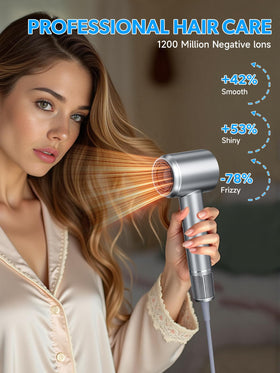 Yammoya hair dryer safety features with leakage protection and sensors