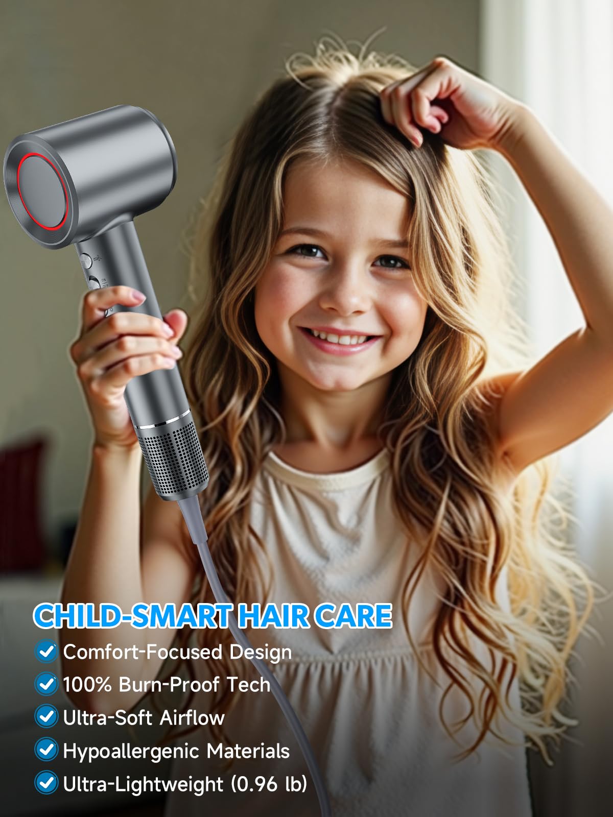 Yammoya magnetic nozzle attachments provide versatile styling options.