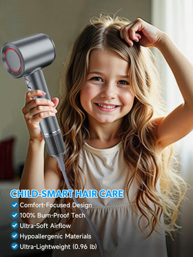Yammoya magnetic nozzle attachments provide versatile styling options.